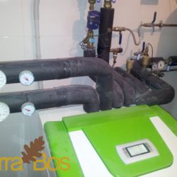 Ejemplo de instalación de bomba de geotermia