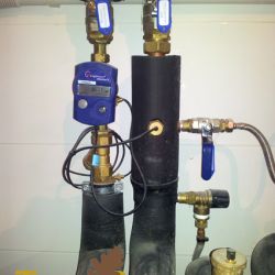 Ejemplo de instalación de bomba de geotermia