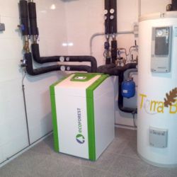 Ejemplo de instalación de bomba de geotermia